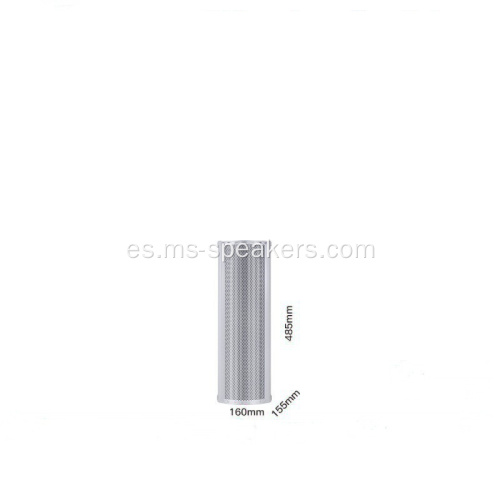 Altavoz de columna de dos vías de aleación de aluminio impermeable